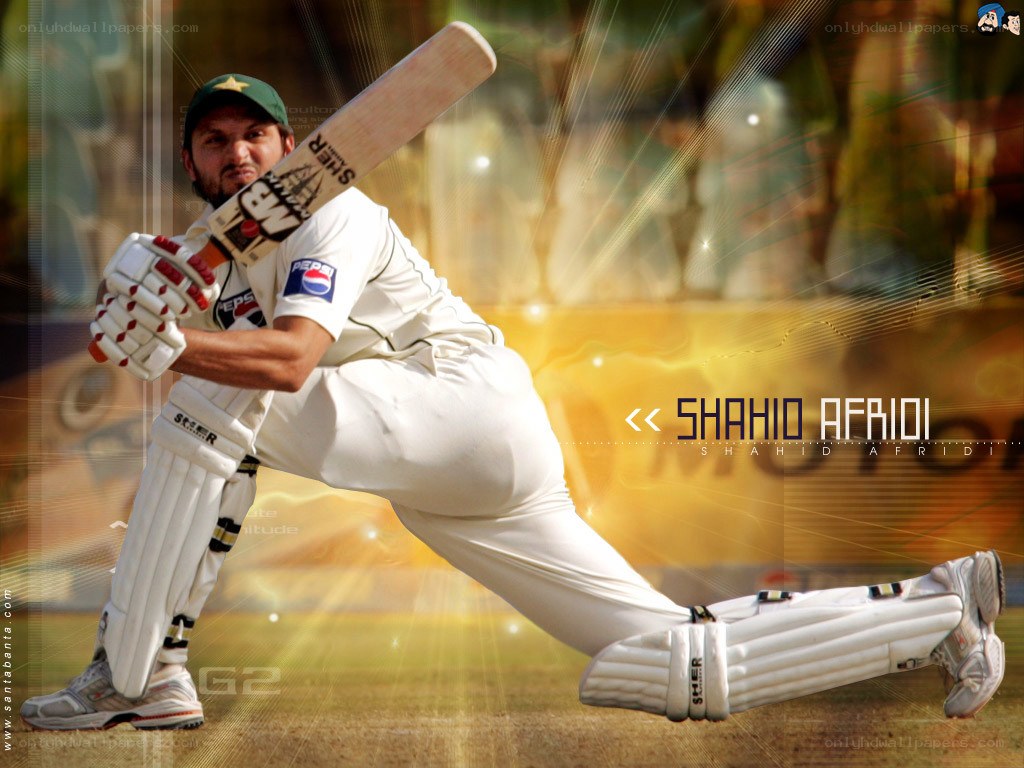 Shahid Afridi batting