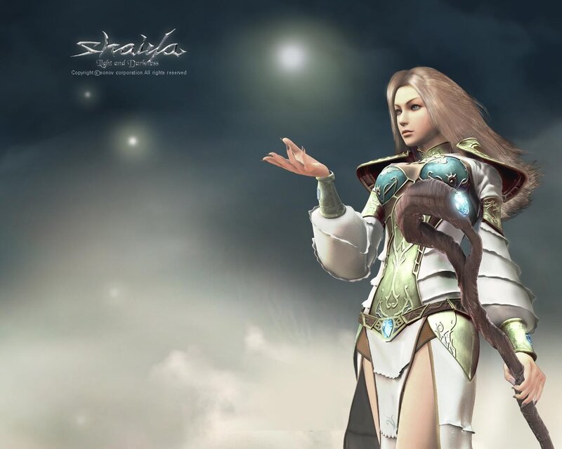 Shaiya character in armor