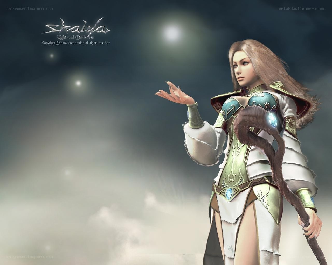 Shaiya character in armor