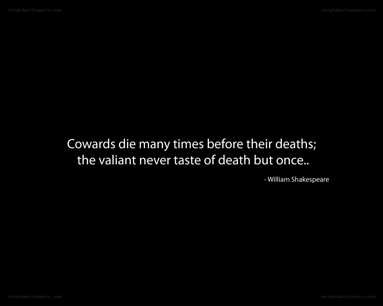 Shakespeare quote on death