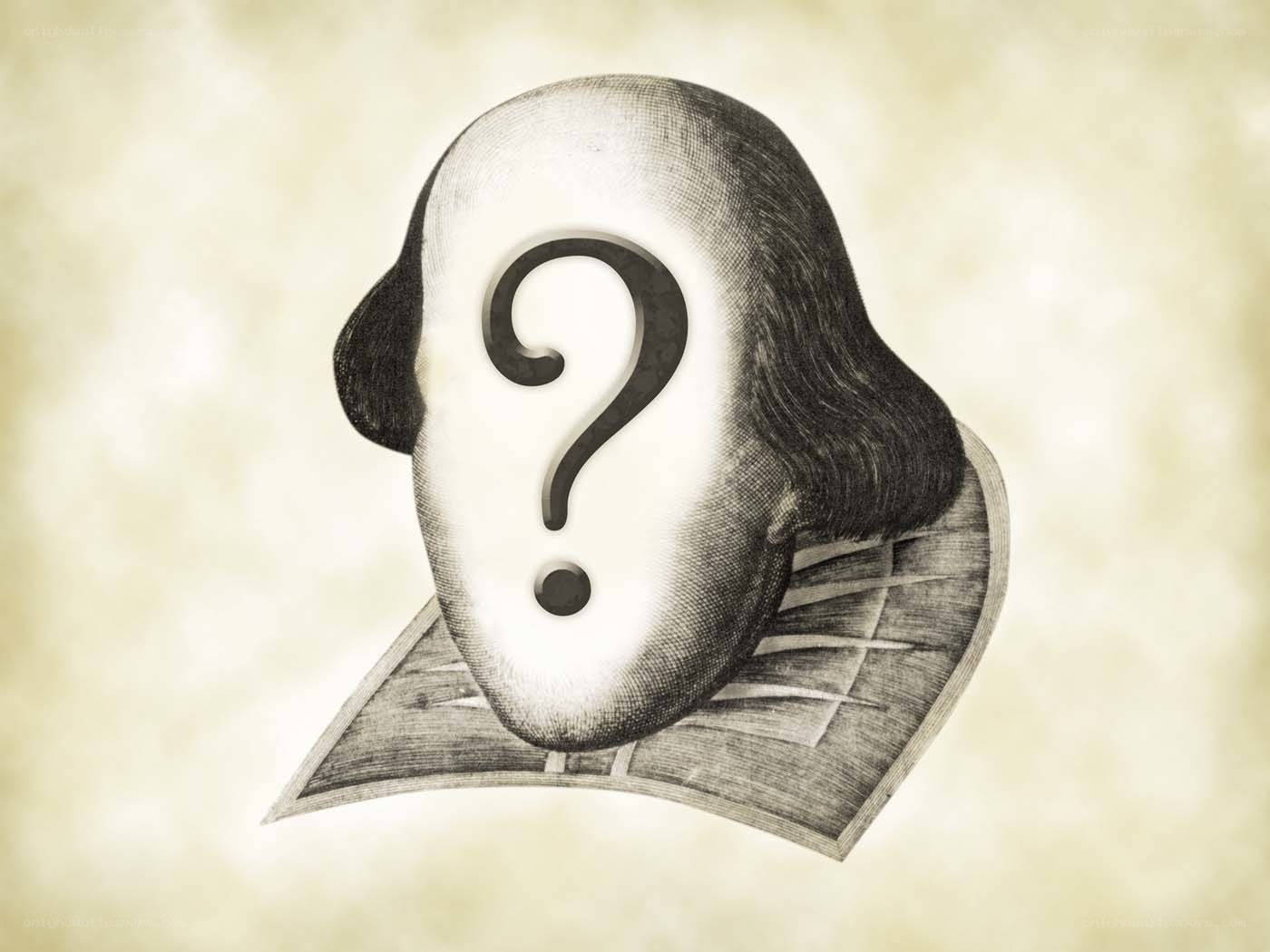 Shakespeare with question mark