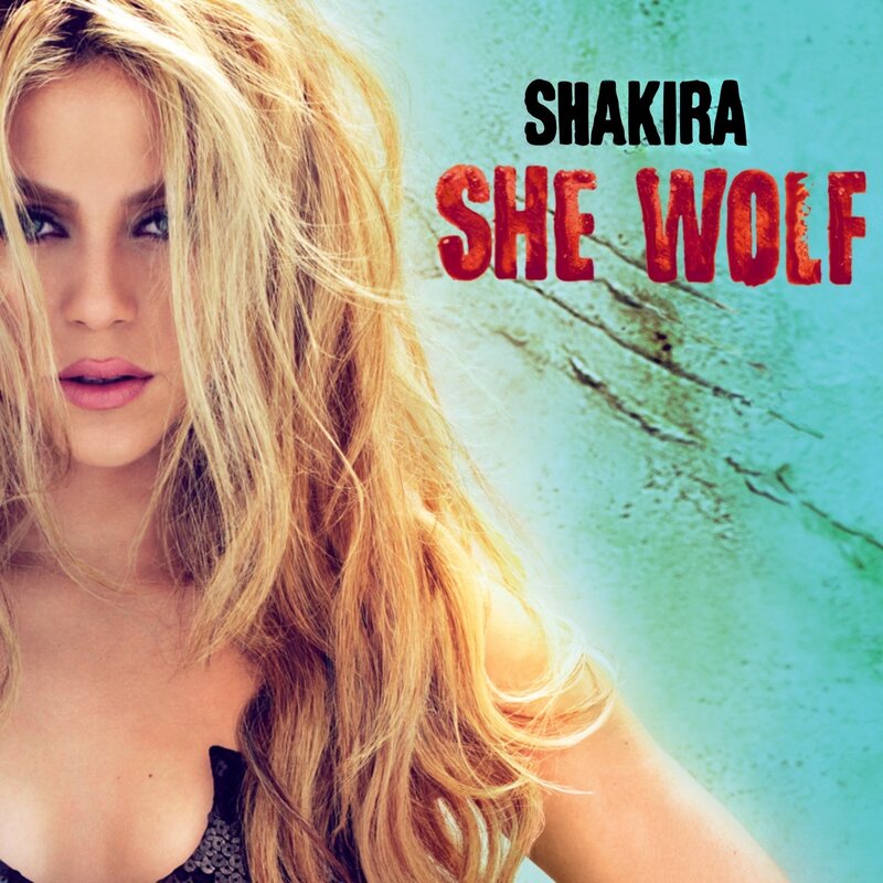 Shakira She Wolf album cover