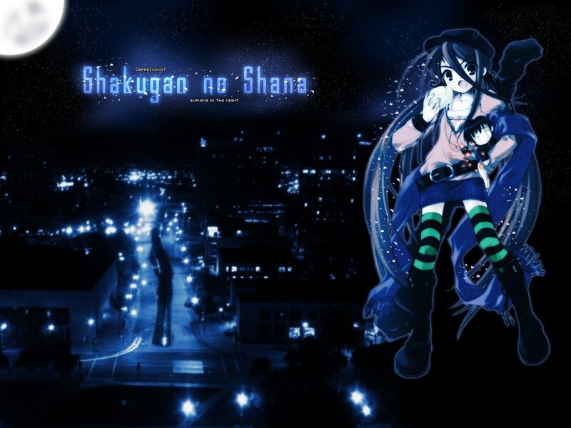 Shakugan no Shana night scene