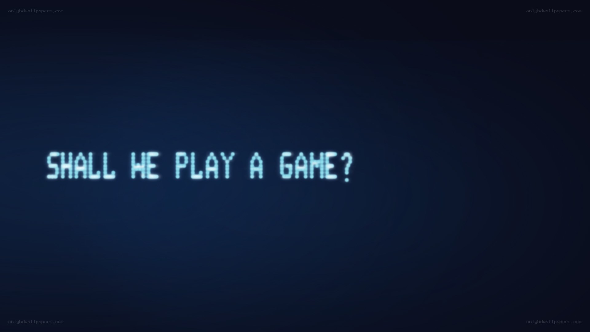 shall we play a game