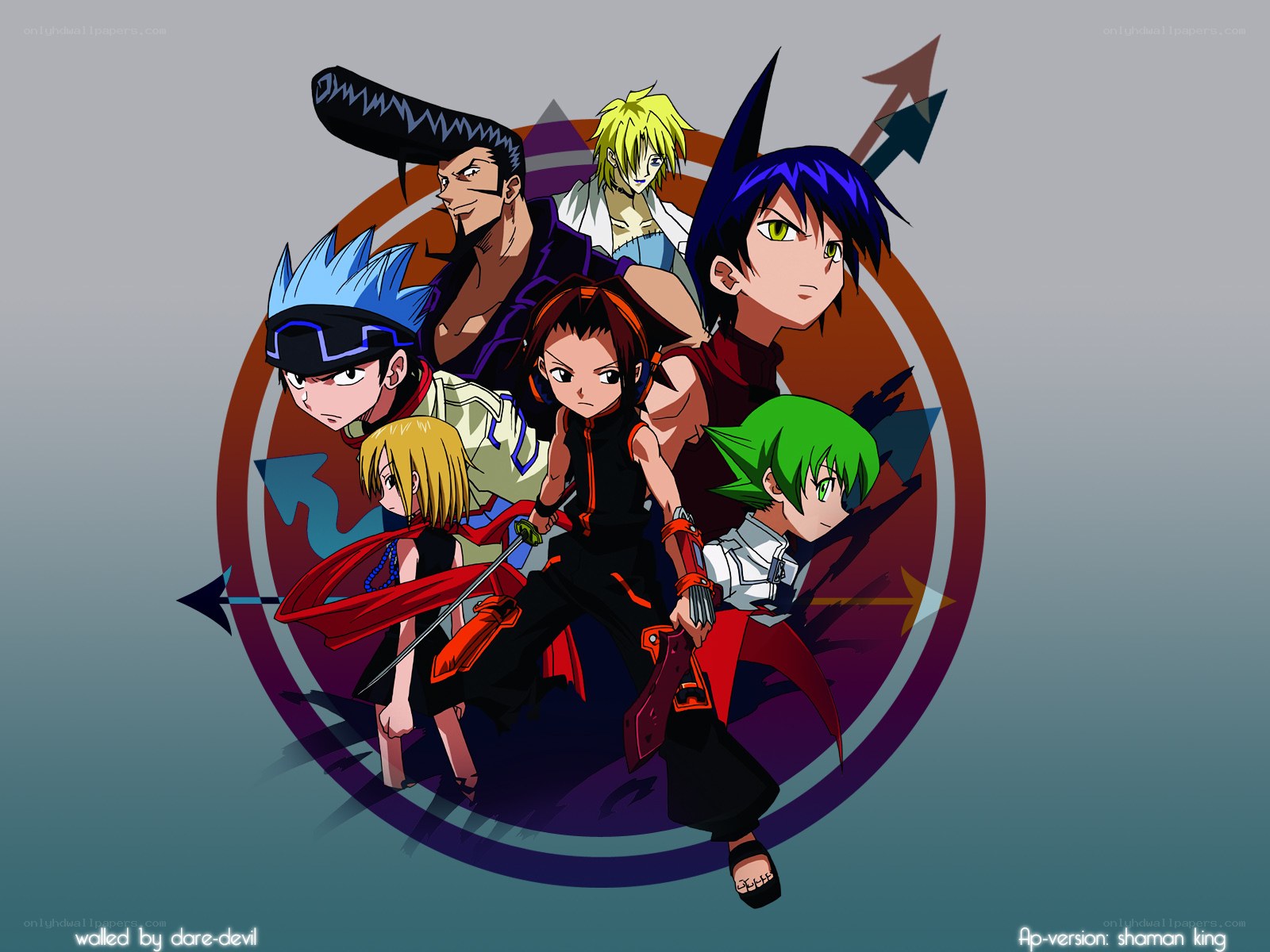 Shaman King characters group