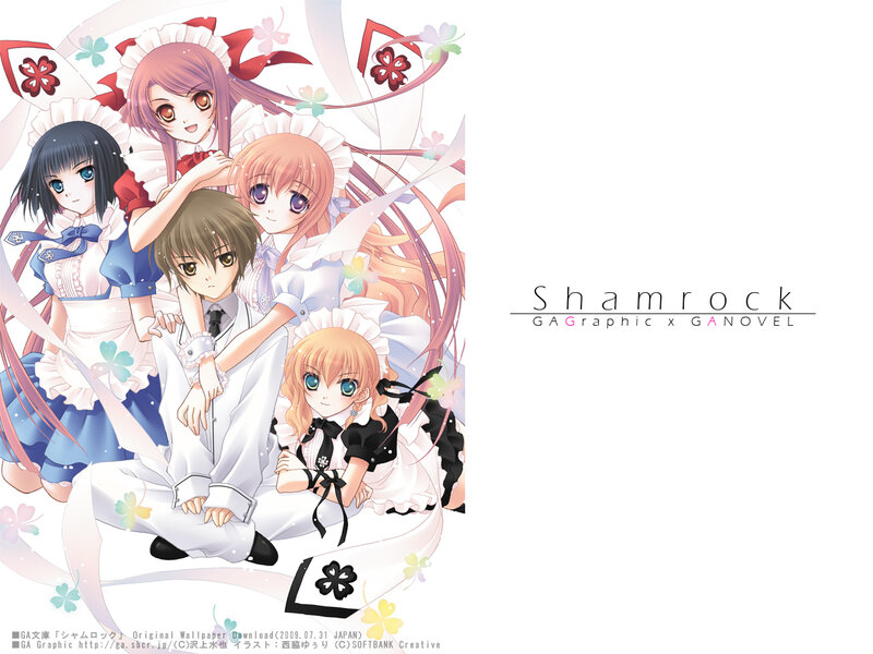 Shamrock anime character group