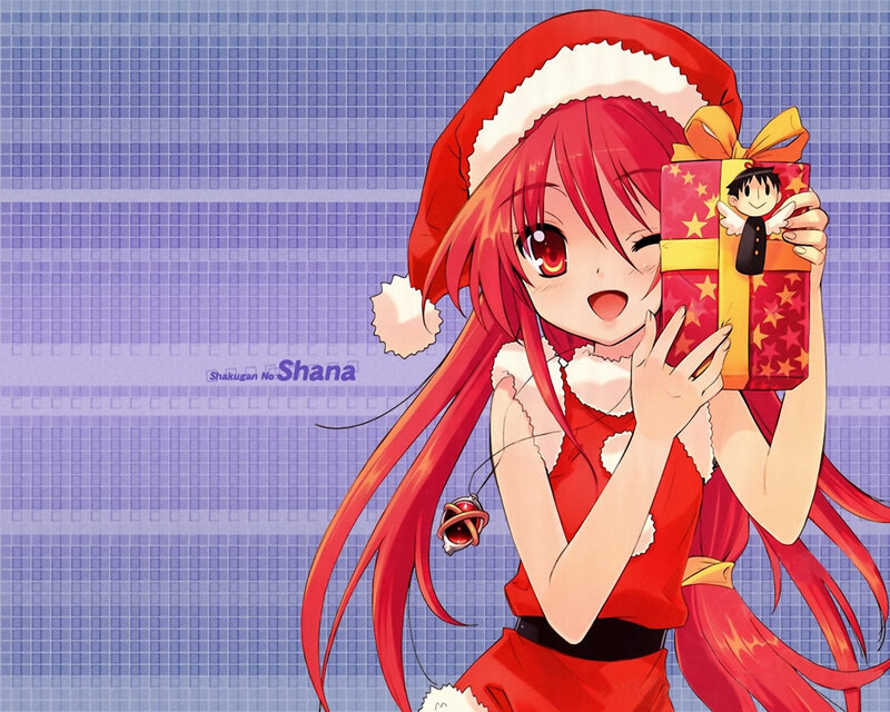 Shana in Santa outfit