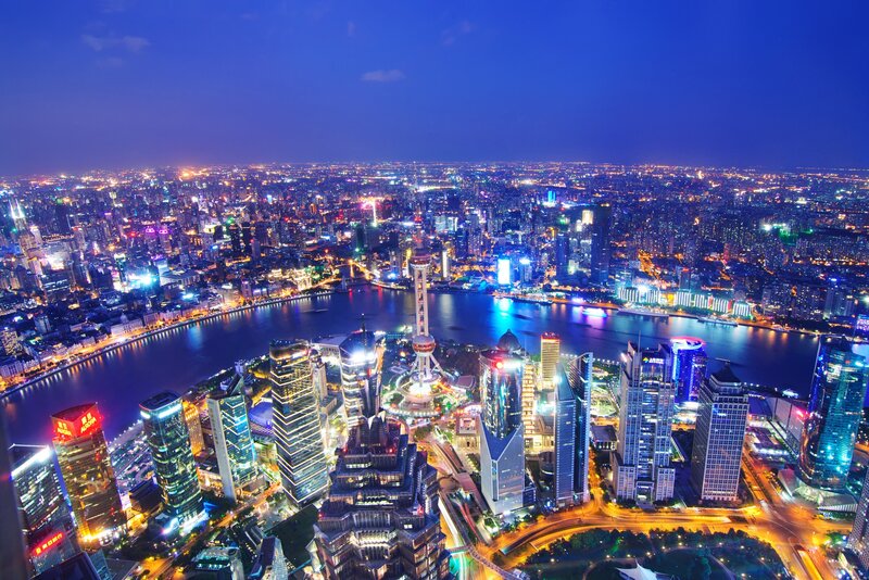 Shanghai City Skyline