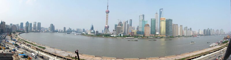 Shanghai skyline panorama