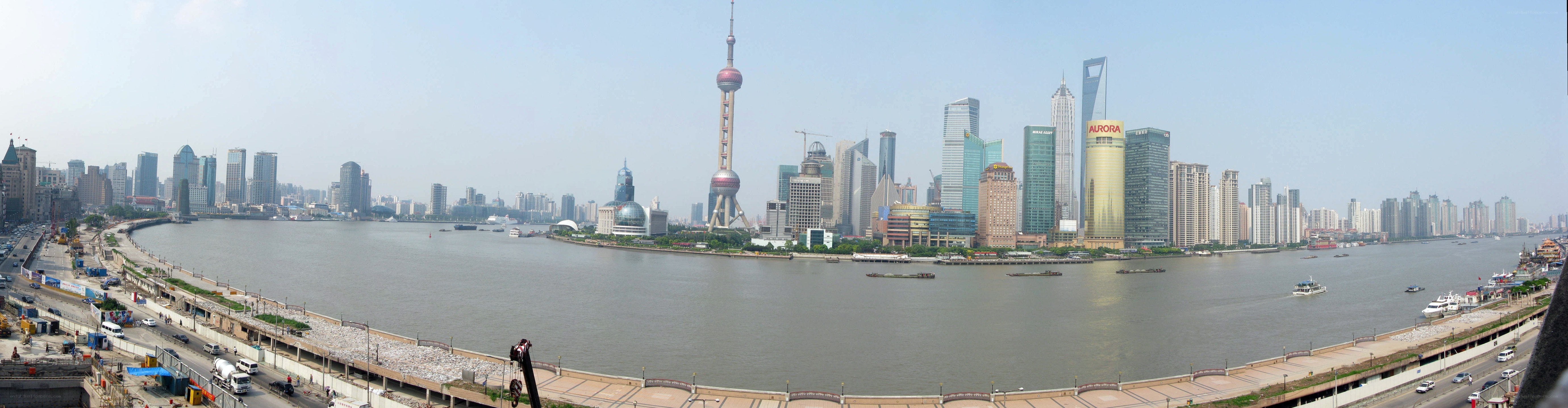 Shanghai skyline panorama