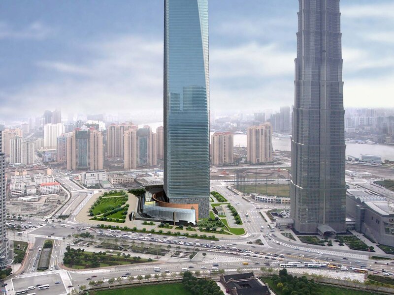 Shanghai skyscrapers view