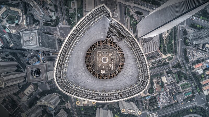 Shanghai Tower from Above
