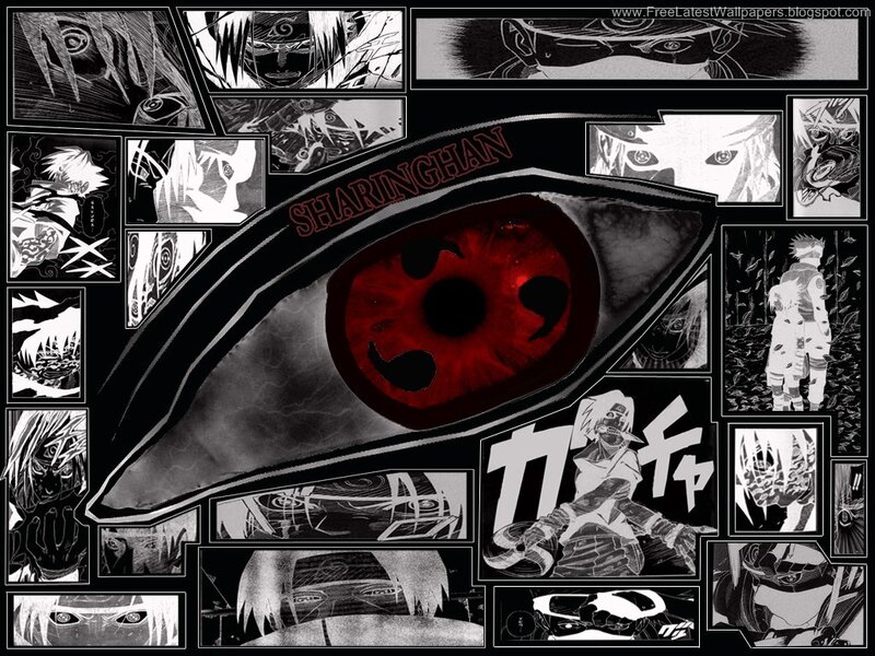 Sharingan eye collage