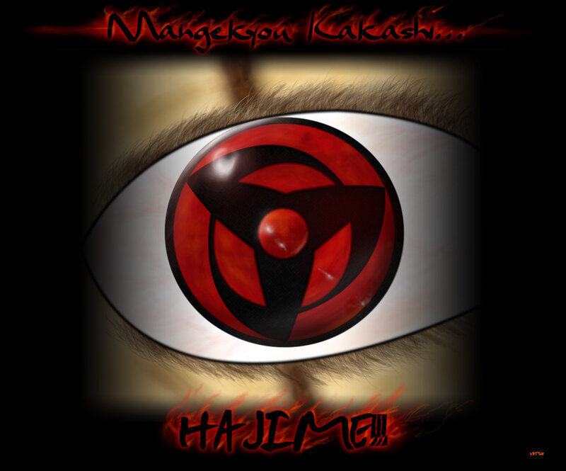 Sharingan eye with text