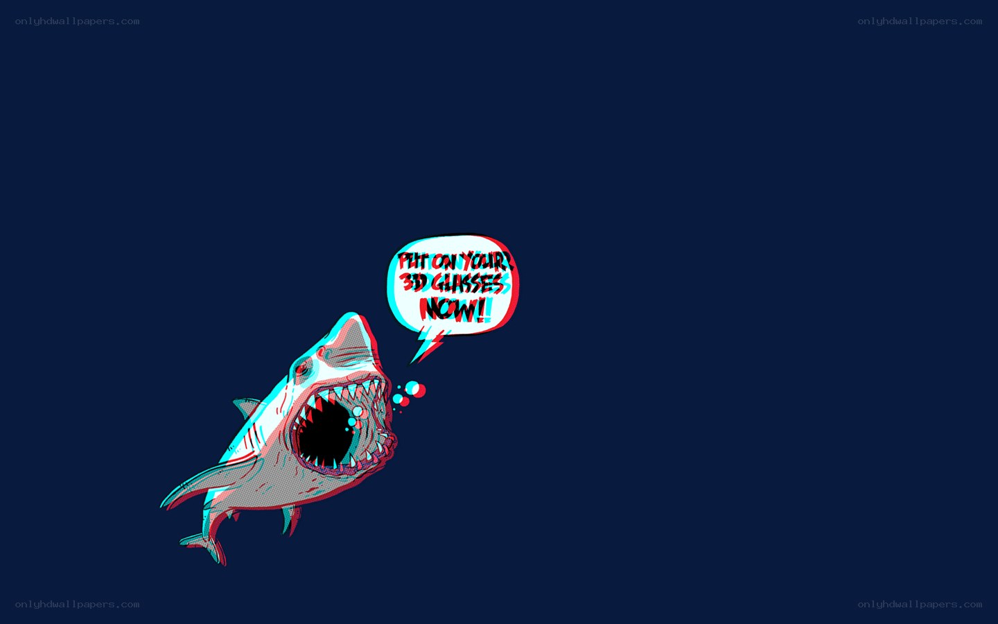 shark 3d glasses prompt