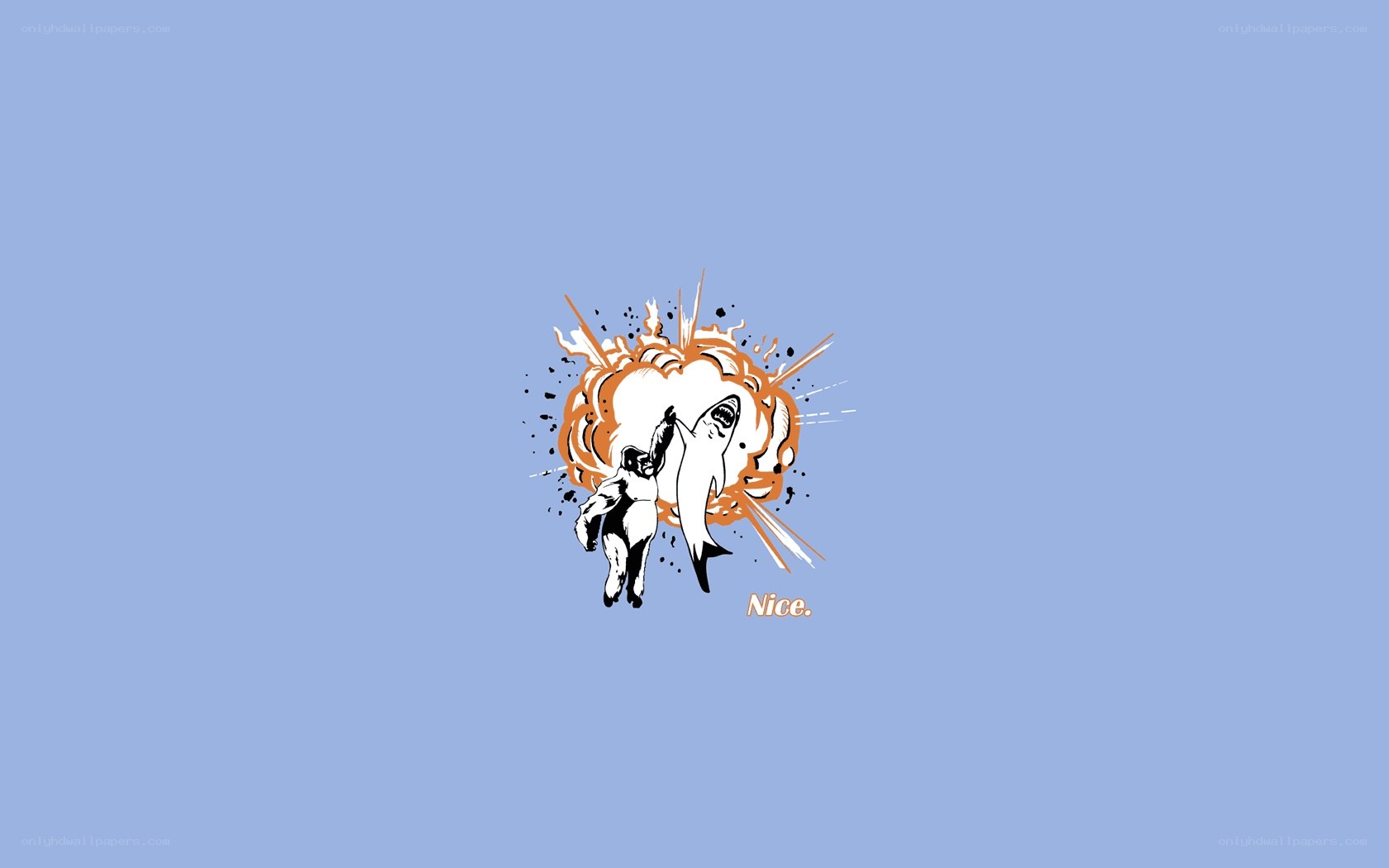 shark and gorilla explosion