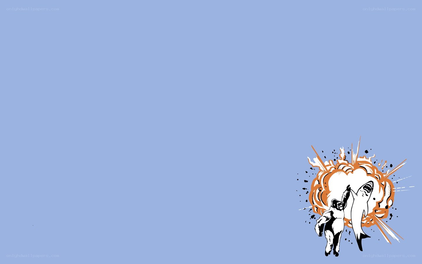 shark attack illustration