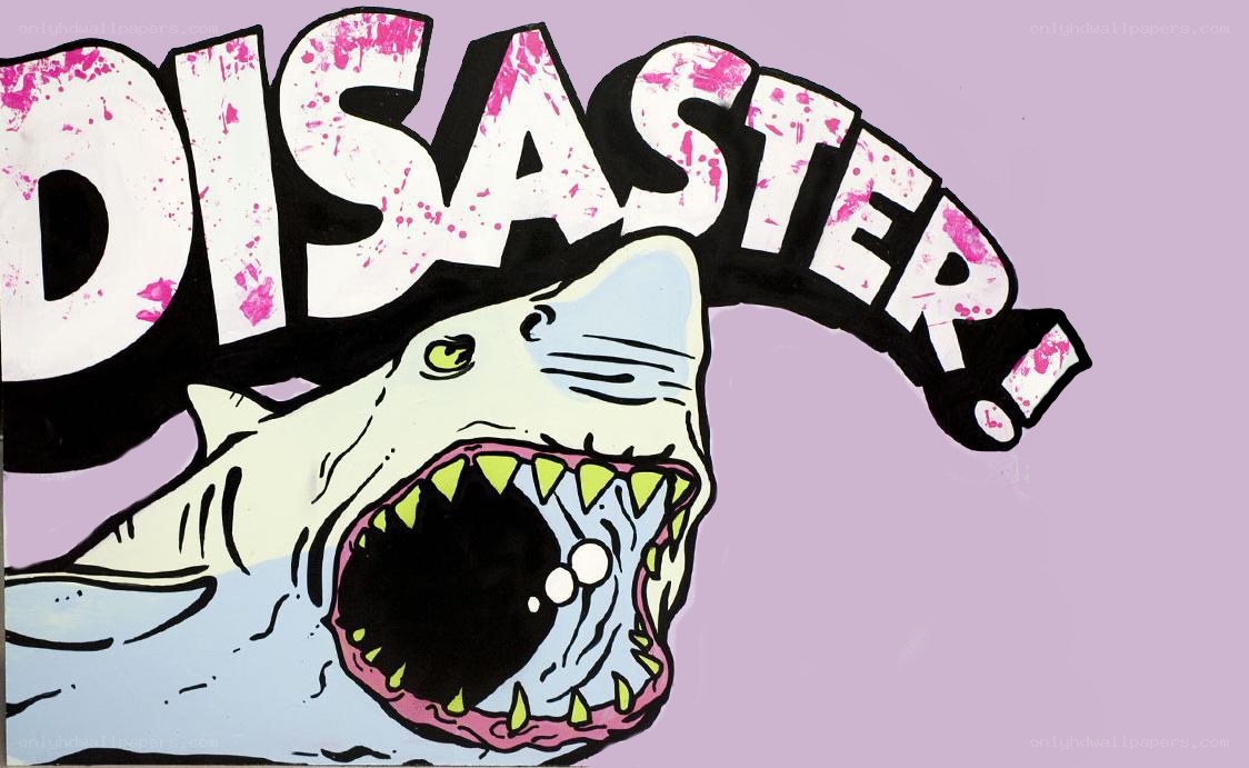 shark disaster illustration