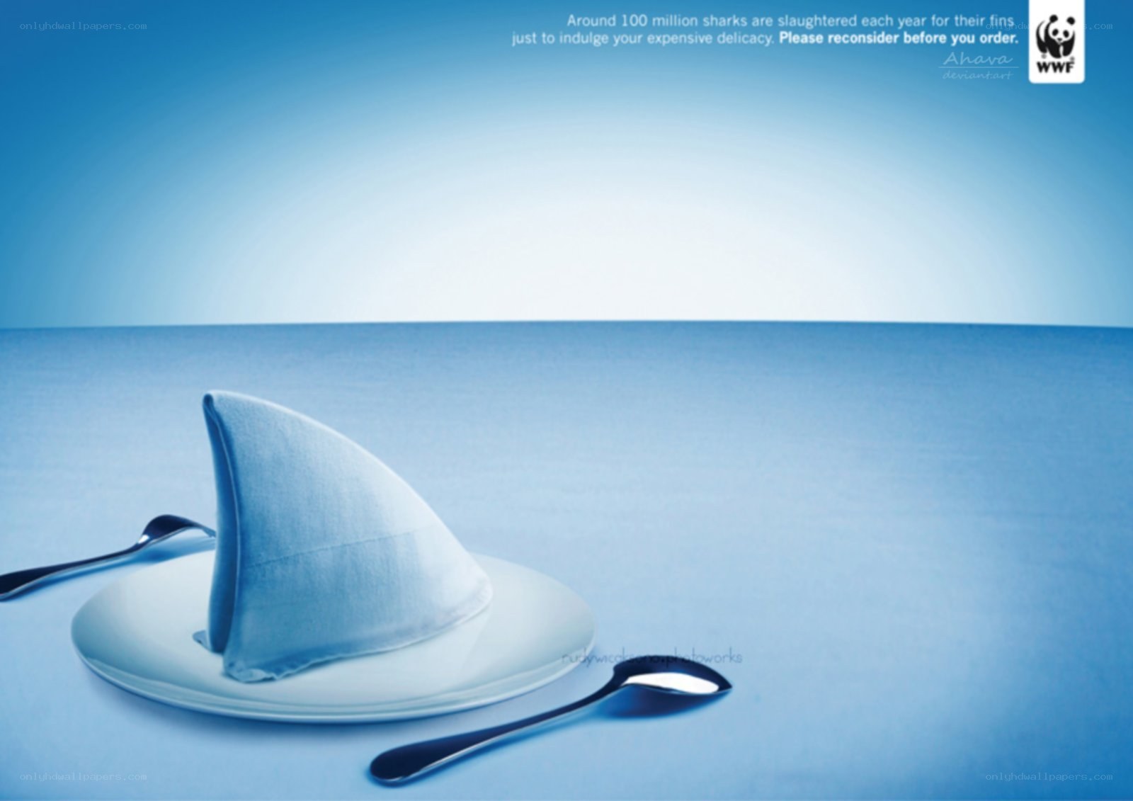 Shark fin soup awareness ad