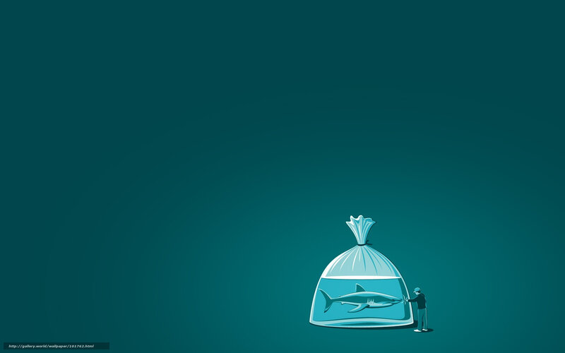 shark in a bag
