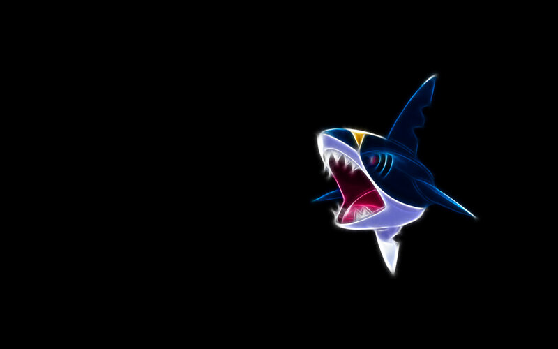 Shark-like Creature — Black, Dramatic