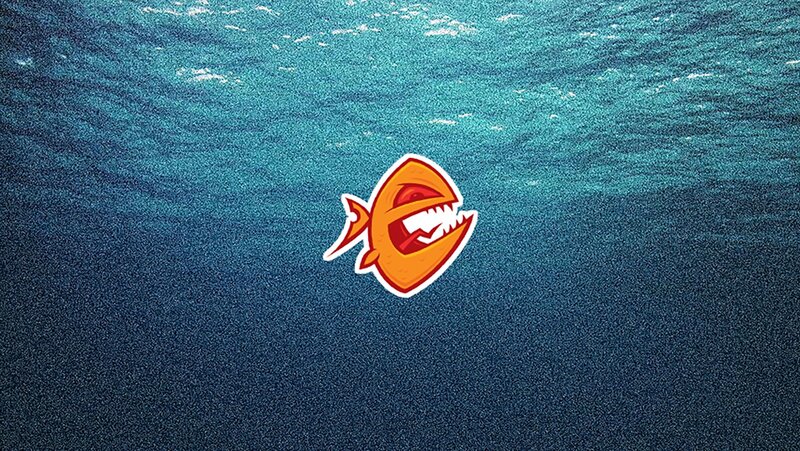 Shark Logo Underwater