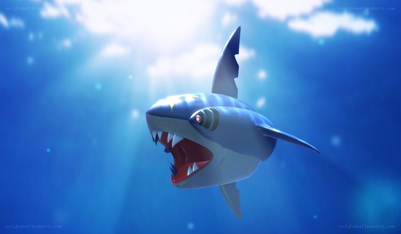 Shark Pokémon underwater