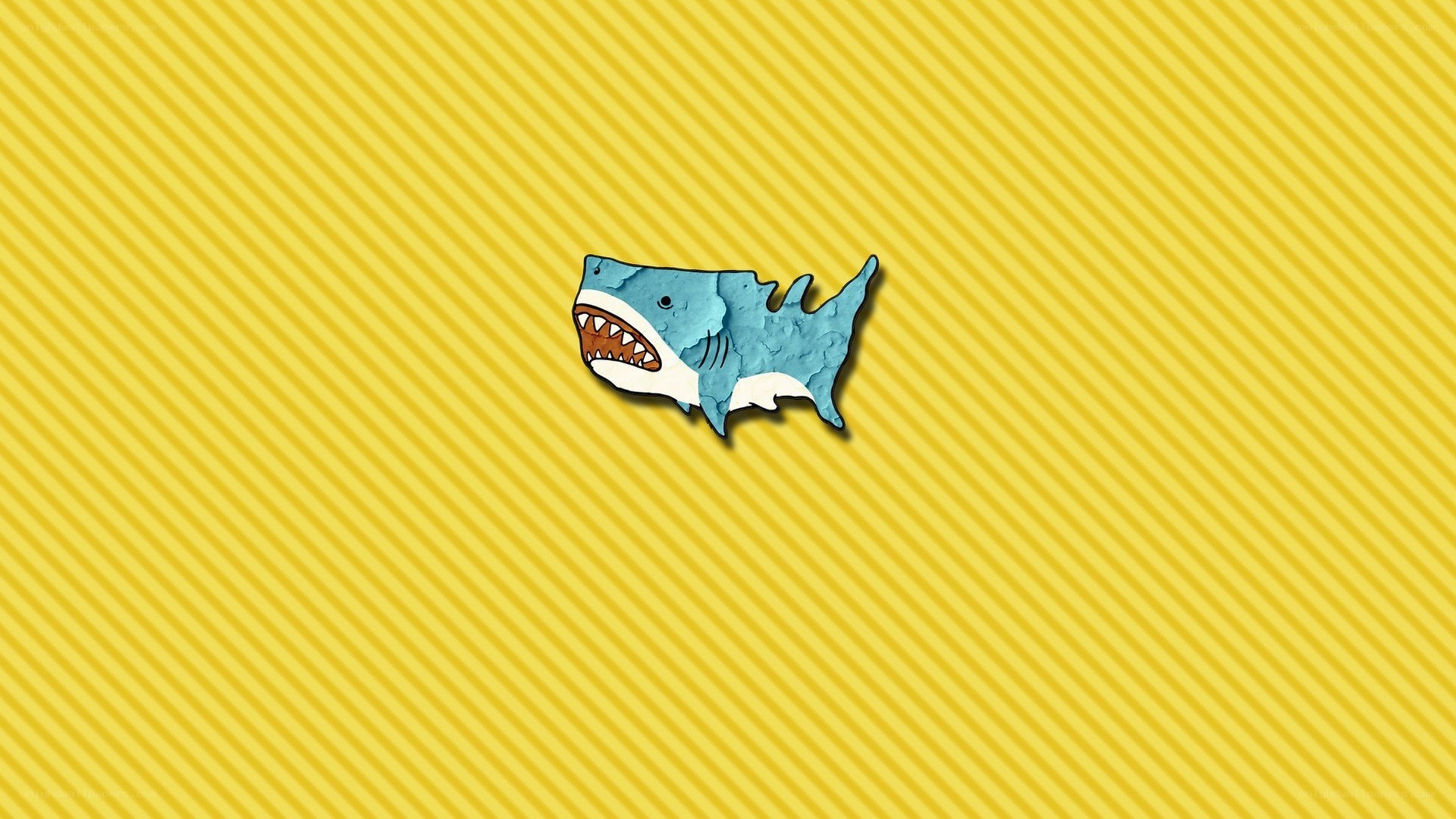 shark shaped like the USA