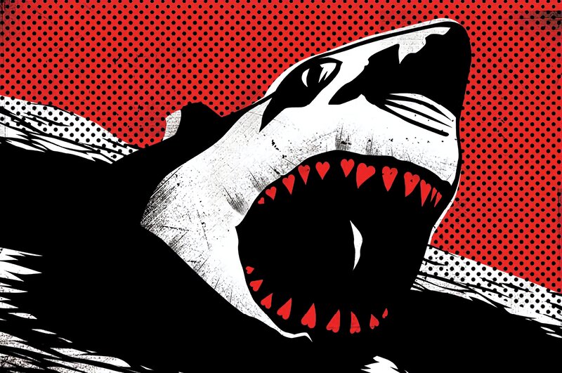 Shark with Heart-shaped Teeth
