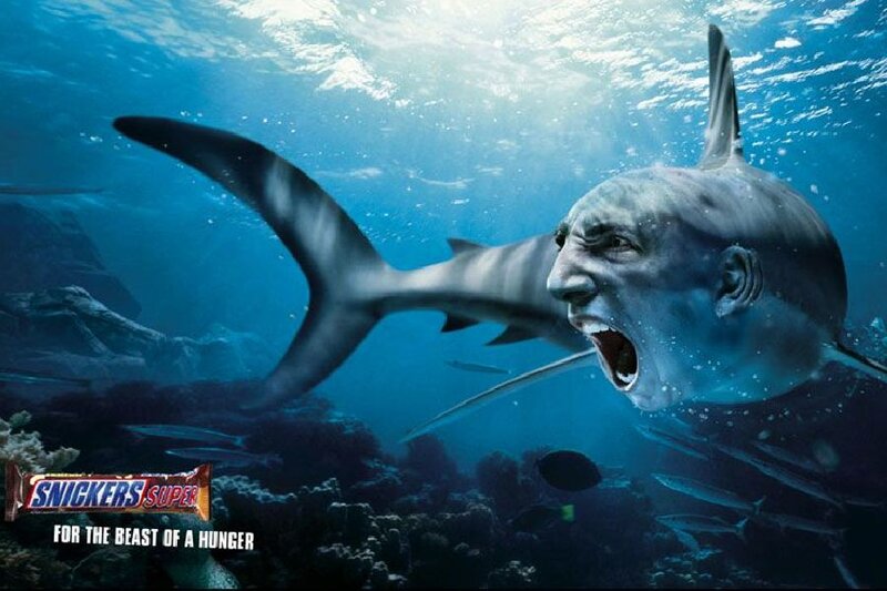 Shark with Human Face