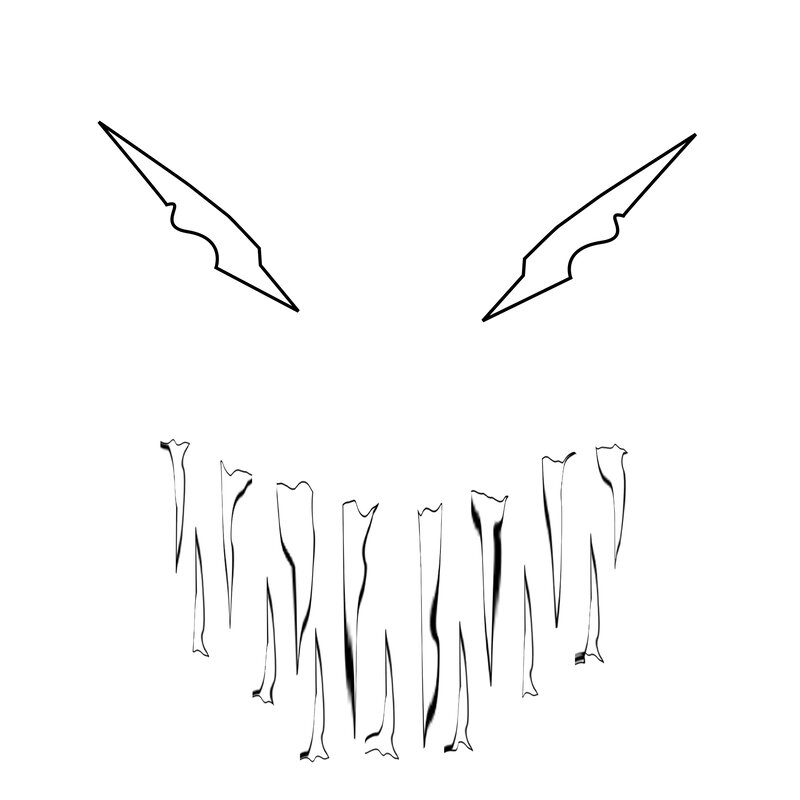 Sharp Teeth and Horns — Black