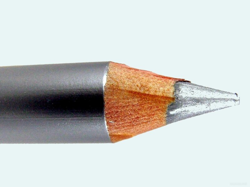 Sharpened Pencil Tip — Gray