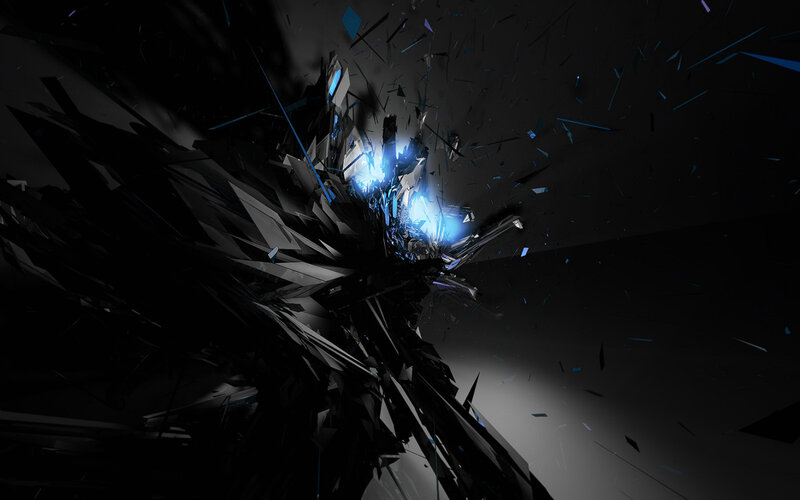 Shattered Black Structure