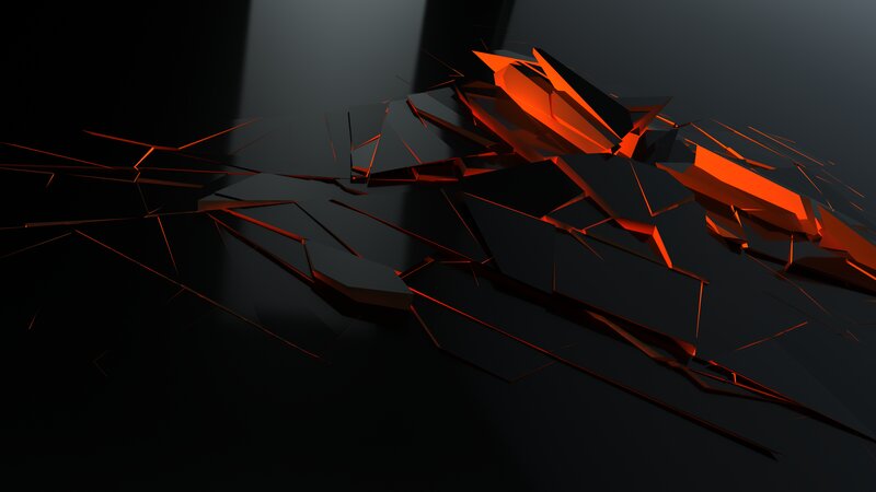 Shattered Black Surface