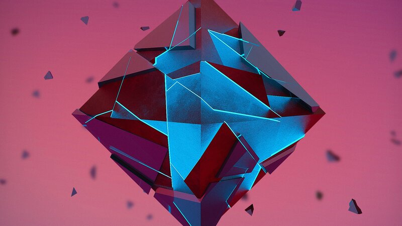 Shattered Geometric Cube