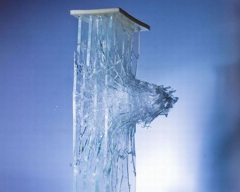 Shattered Glass Column