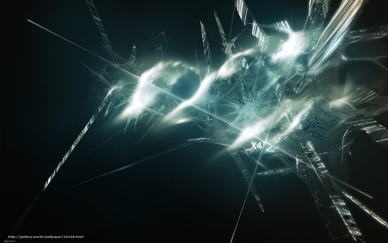 Shattered glass explosion
