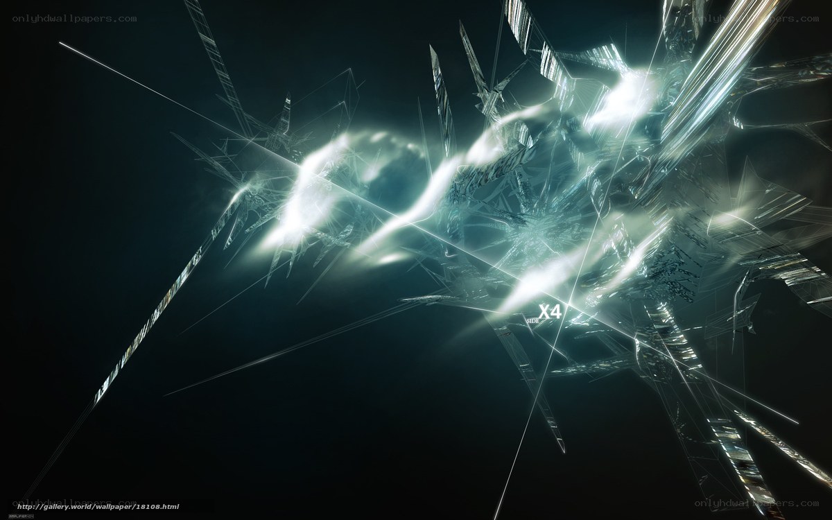 Shattered glass explosion