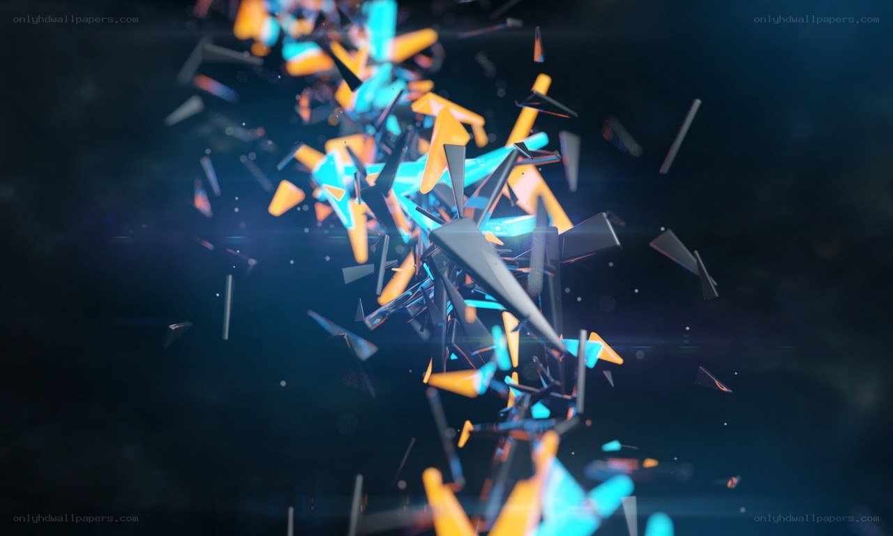 shattered glass explosion