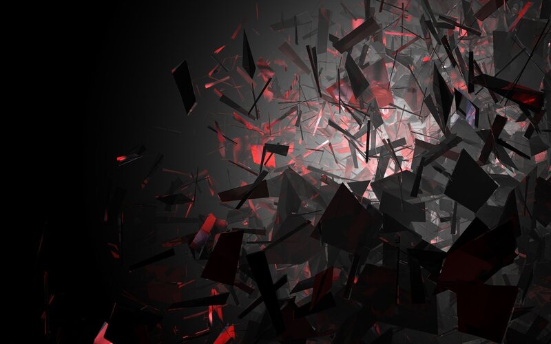 shattered glass explosion