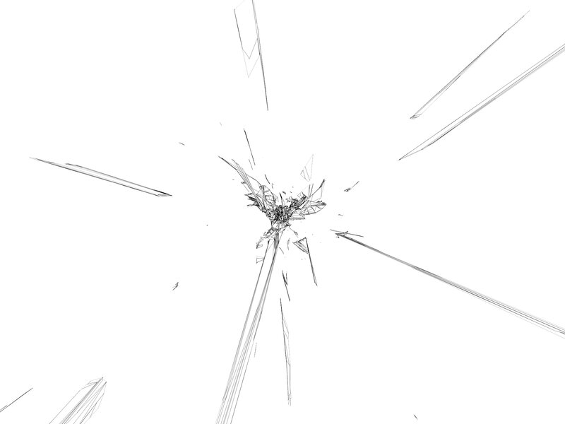 Shattered Glass Pattern — Black, Dramatic, Abstract, Lines