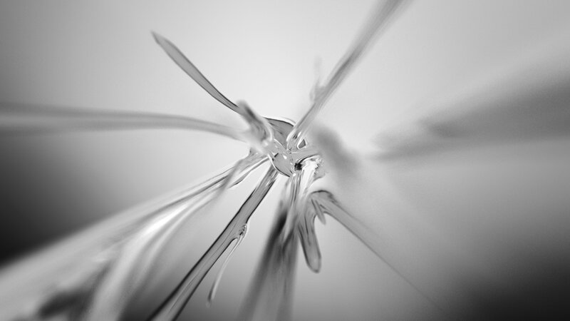 Shattered Glass Pattern — Gray