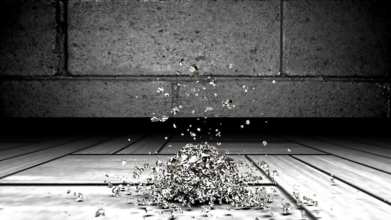 Shattered Glass Pile