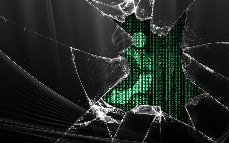 Shattered Glass Screen
