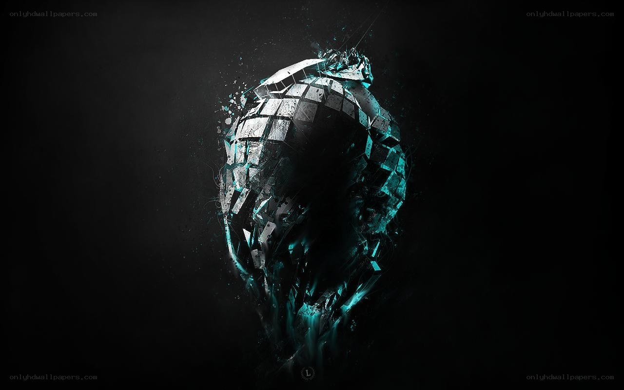 Shattered glass sphere