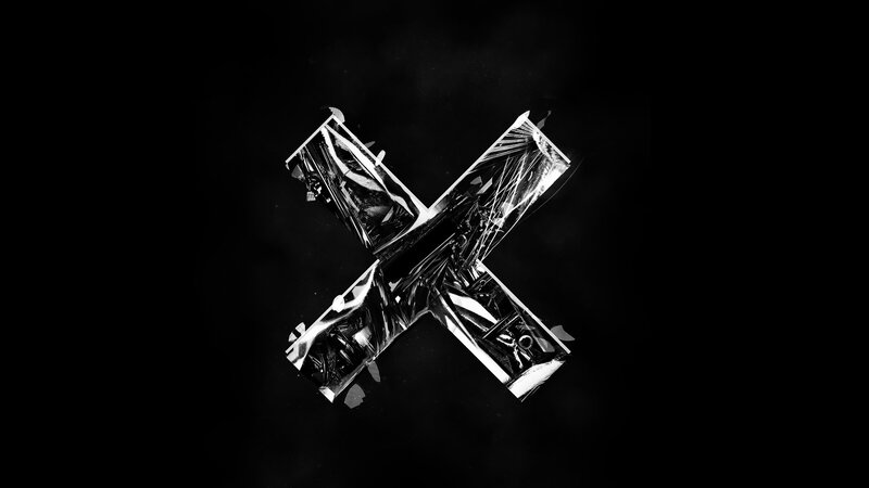 Shattered Glass X Symbol — Black
