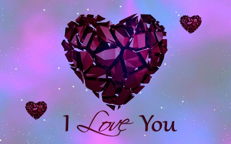Shattered Heart Shape