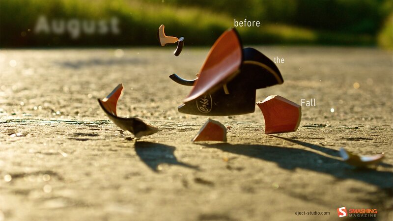 shattered object in motion