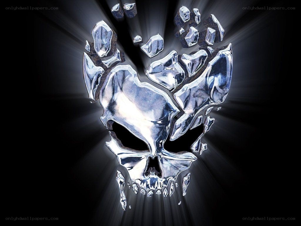 shattered skull logo