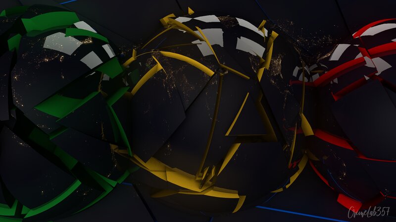 Shattered Spheres with Lights